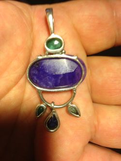 925 silver vintage pendant