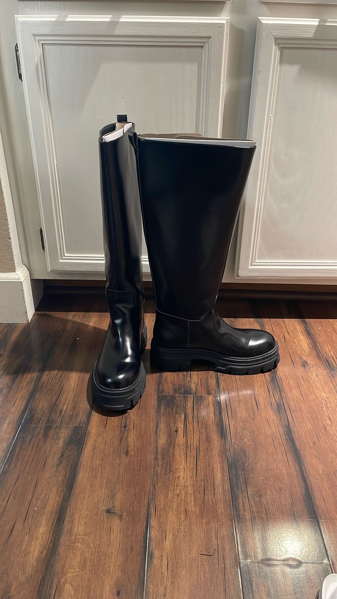 Tall Black Boots From H&M