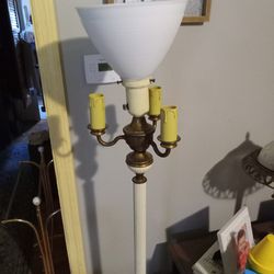 Heavy Lamp Good Condition Antique Works Great
