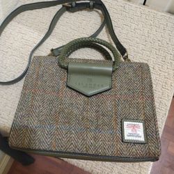 Like New Islander Harris Tweed Mini Tote Bag