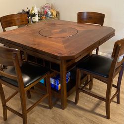 Expandable Wooden Table and/or Chairs $200 OBO