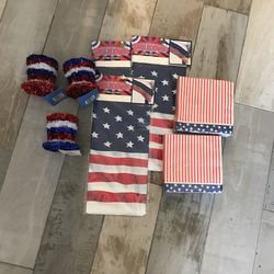 July 4th Table Decorating 