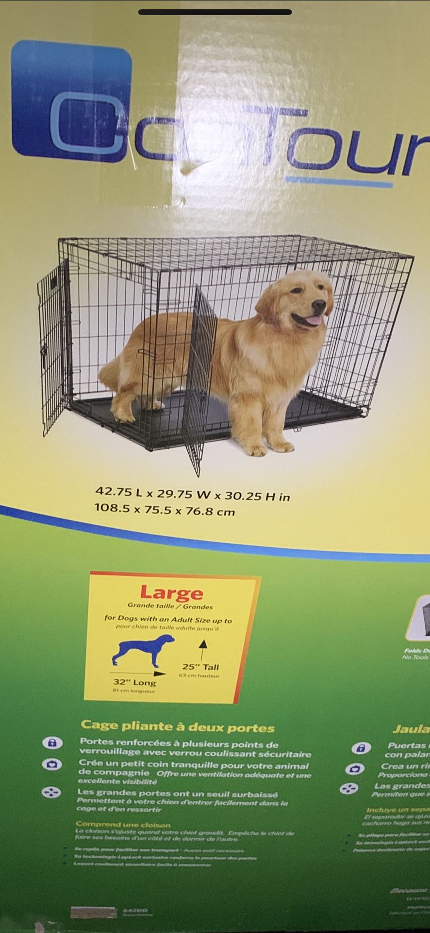 PENDING PICK UP New kennel in box