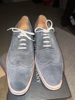 Custom Leather Dark Grey Dress Shoes