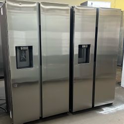 New Open Box Samsung Side By Side Stainless Steel Refrigerator 