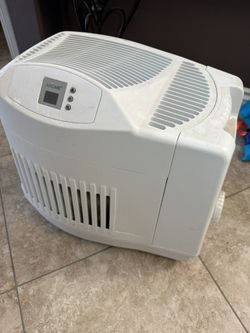 AIRCARE MA1201 Whole-House Console-Style Evaporative Humidifier, White