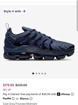 Nike vapor max plus size 10.5 tracking on shoes is great 💯 original shoes retail price over 180.00