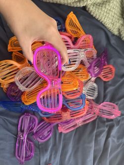 34 Unused Light Up Party Glasses