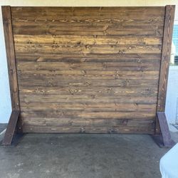 Wood backdrop