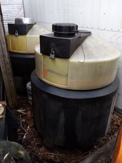 Double Contained Waste Oil And/Or Antifreeze Storage Containers