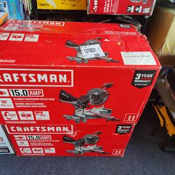Craftsman 10" Single Bevel Sliding Miter Saws