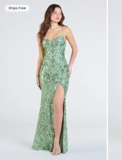 Green Prom dress