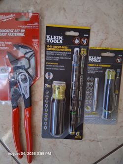 Kelin Tools and Milwaukee.  Tools set for $40