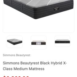 Beautyrest Black Hybrid X-Class Medium Luxury KING Mattress – Like New