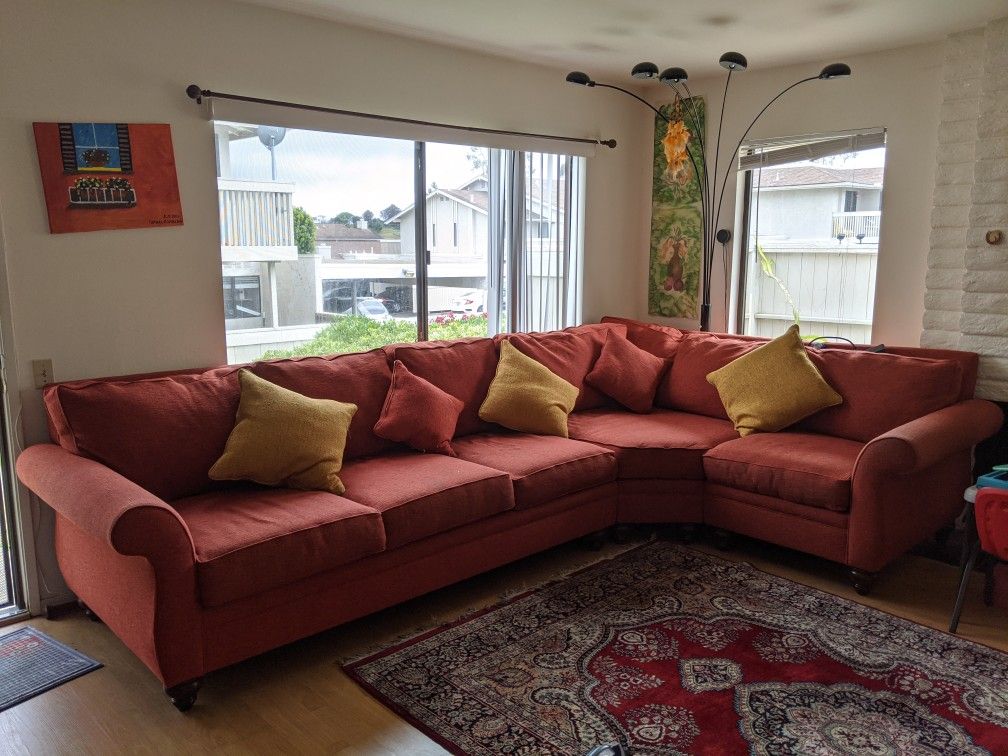 Huge custom made sofa made in California