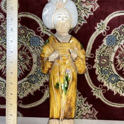 Vintage Chinese Sancai Style Figure Of A Woman