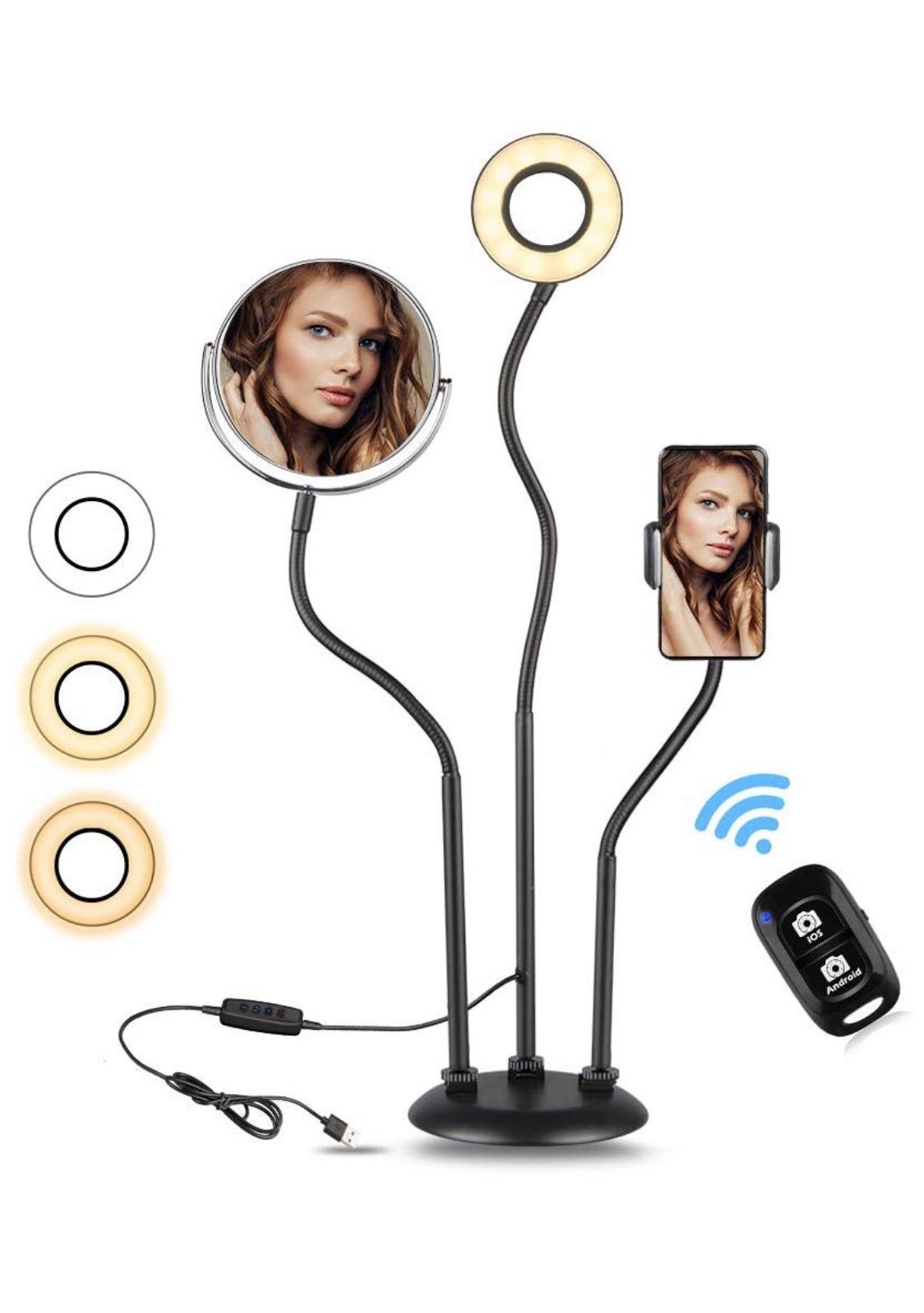 Small Wireless Bluetooth Ring Light