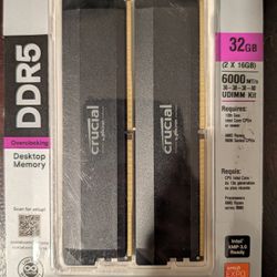 Crucial Pro DDR5 32gb 6000mhz Cl36-38-38-80