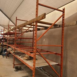 Heavy Metal Rack 12'ft Long X 4 Ft Wide 