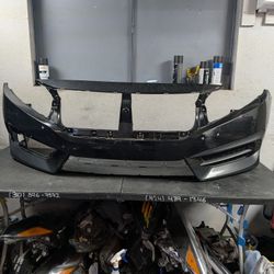 2016-2017-2018 HONDA CIVIC FRONT BUMPER OEM #9171