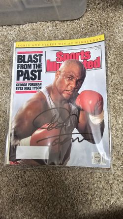 George Foreman Signed Sports Illustrated Magazine