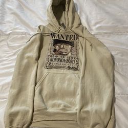 Custom One Piece Zoro bounty tapestry square hoodie. Size small. 