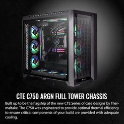 Thermaltake CTE C750 TG ARGB E‑ATX Gaming Full Tower Gaming Case Tempered Glass