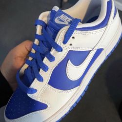 Brand New Nike Dunk Low racer Blue White Mens Size 10.5