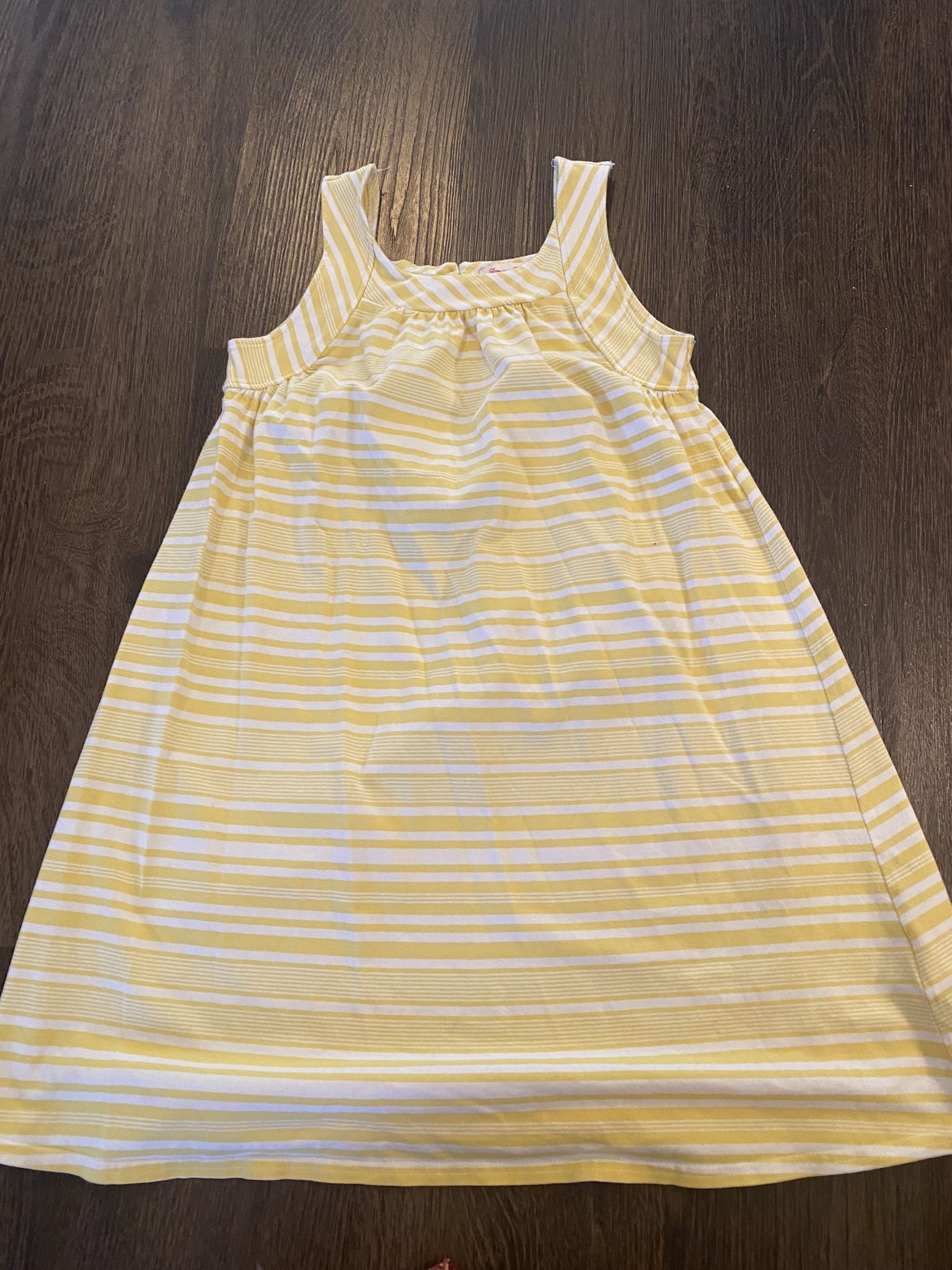 Girls Yellow Striped Dress Size 8 By Tommy Bahama #11