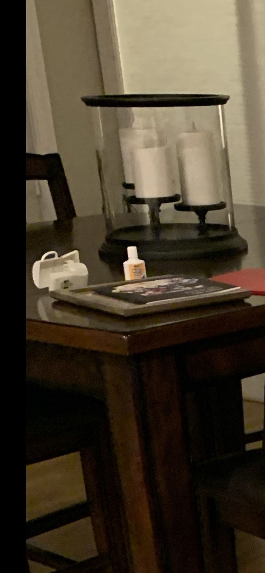 Dining Table With Built In Leaf A Bench Seat And Chairs Sits Up High Square Table Sit Eight Comfortably 