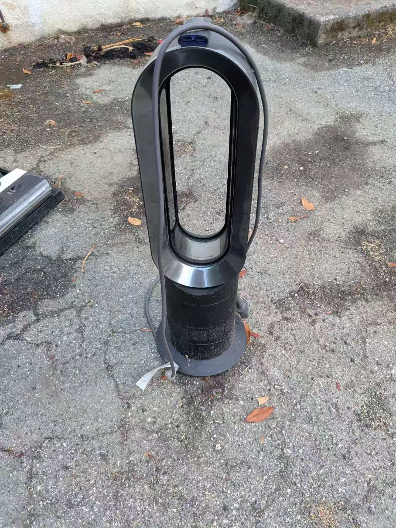 Dyson Hot + Cool Jet Focus AM09 Fan Heater, Black/Nickel