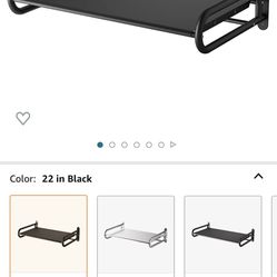 lanliebao 22 Inch Stainless Steel Wall Shelf Metal Shelving Heavy Duty Commercial or Household Grade Wall Mount Microwave Oven Shelf with Fixing Kit( 