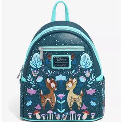 New Loungefly Disney Bambi and Faline Winter Folk Mini Backpack Embroidered