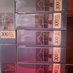 Christmas Lights! New Blue Icicle lights