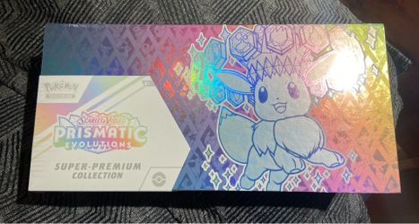Sealed Prismatic Evolutions Super Premium Collection Box
