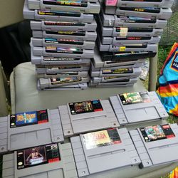 Super Nintendo Games All Different Prices.message For Specifics