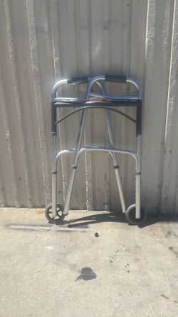 5 inch wheel adult folding walker