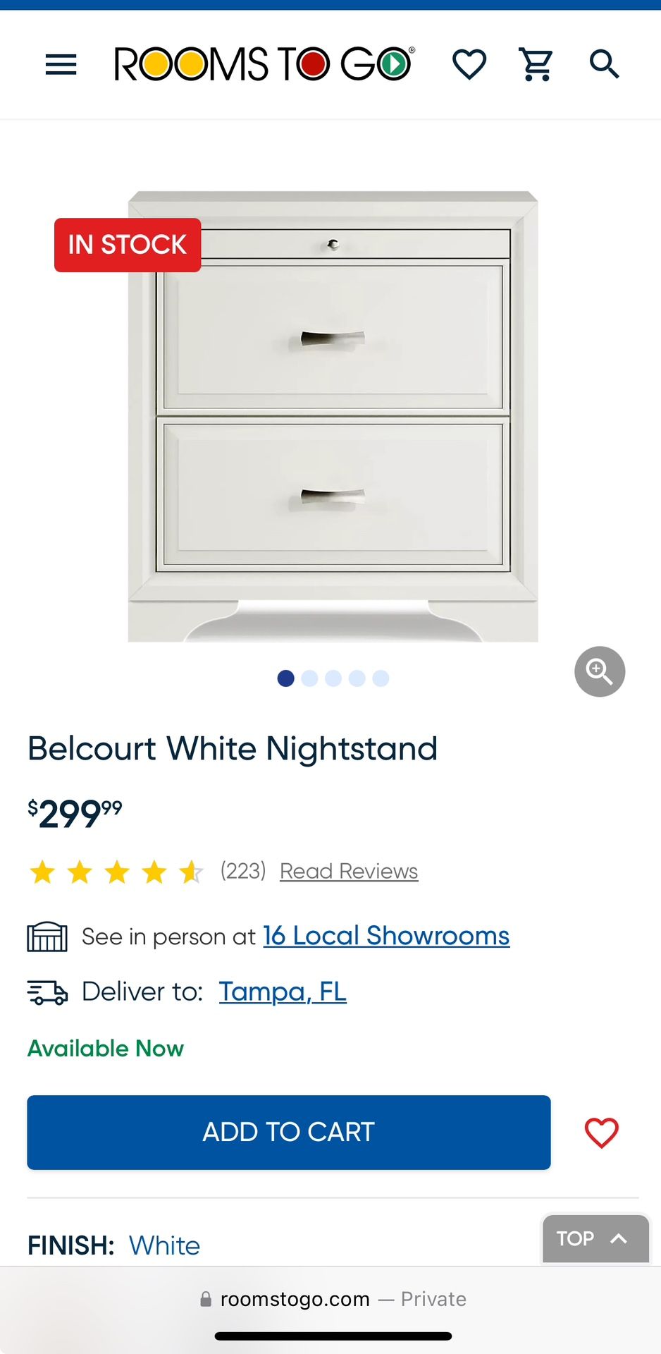 2 Bed Side Tables