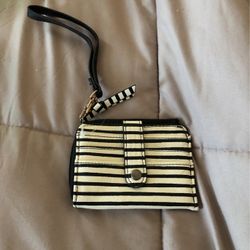 Wrist wallet holder with change purse