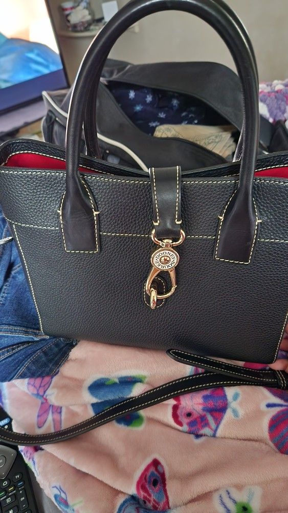 2 Dooney & Burke Bags & Black Matching wallet 