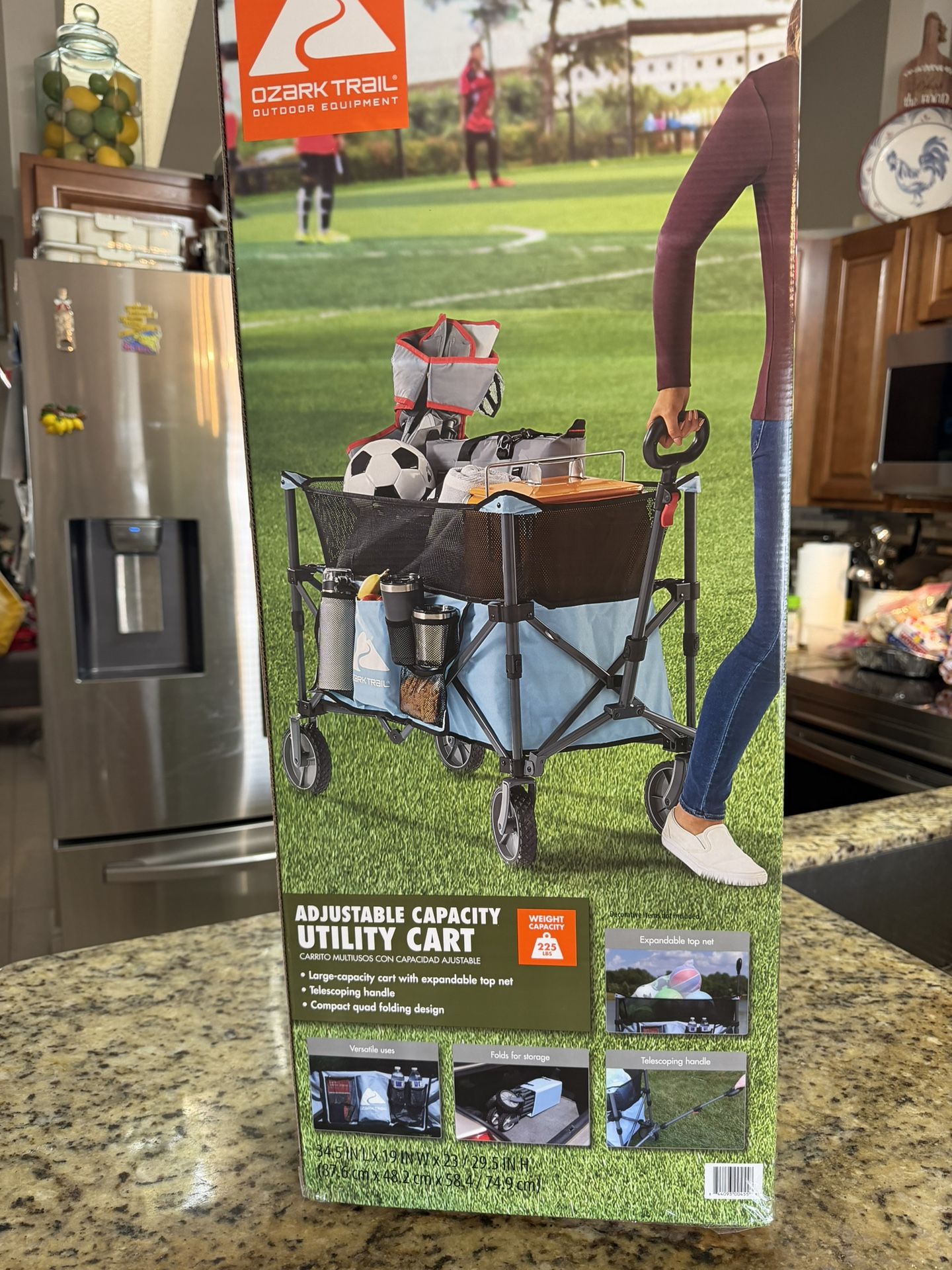 Ozark Trail Adjustable Capacity Utility Cart