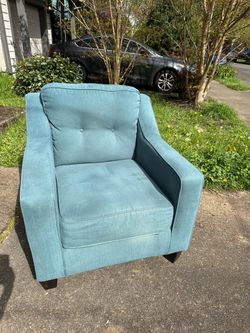 Ashley Blue Armchair