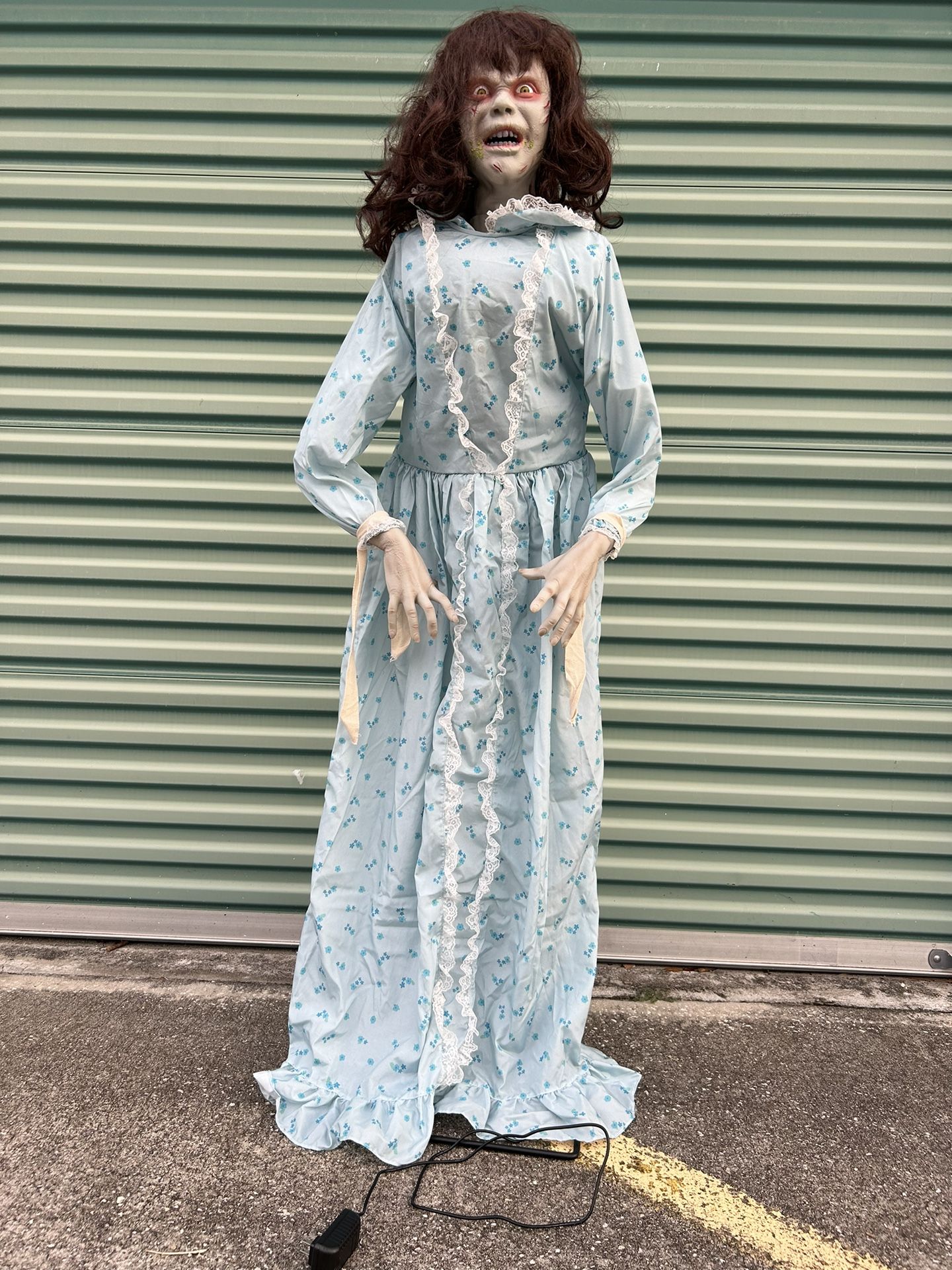 Halloween Reagan (from Excorsist) Audio Animatronic With Sound. 