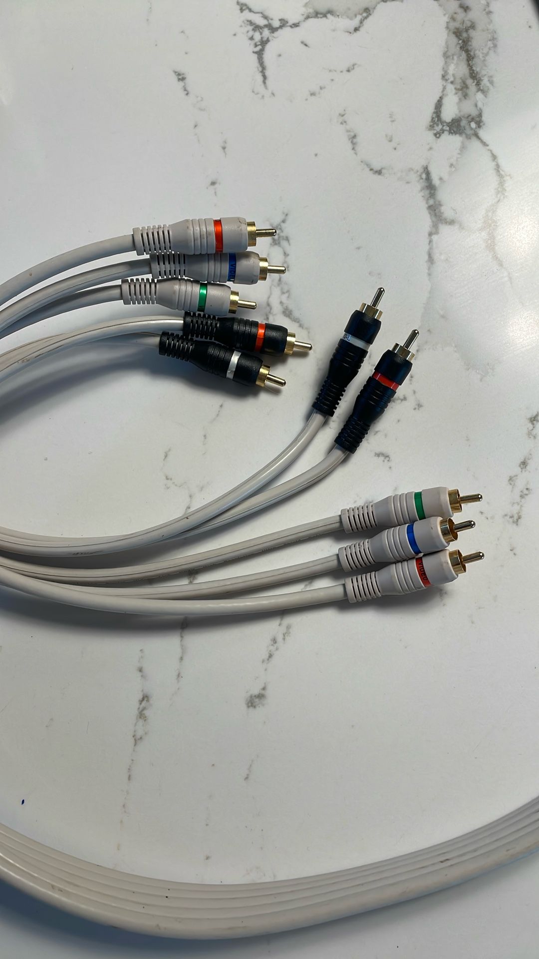 6ft Audio Cable 5 Male To 5 Male 