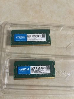 Crucial 32GB (2x16GB) DDR4 3200 SODIMM Laptop RAM