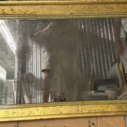 Large Framed Antique Mirror