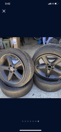 Two 19’ Mustang Wheels + 2 Good Tires.