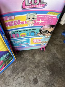 Lol, surprise kids luggage