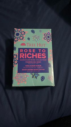 Tree Hut Rose To Riches Bath Set