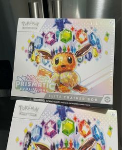 Pokemon prismatic evolution etb elite trainer SEALED